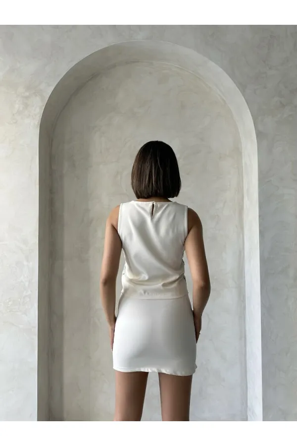 Lace Skirt - Blue | Topshow