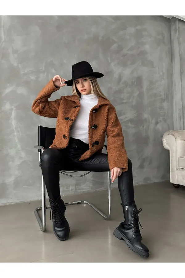 Cotton Plush Wholesale Polar Fleece - Tan | TOPSHOW | F1536