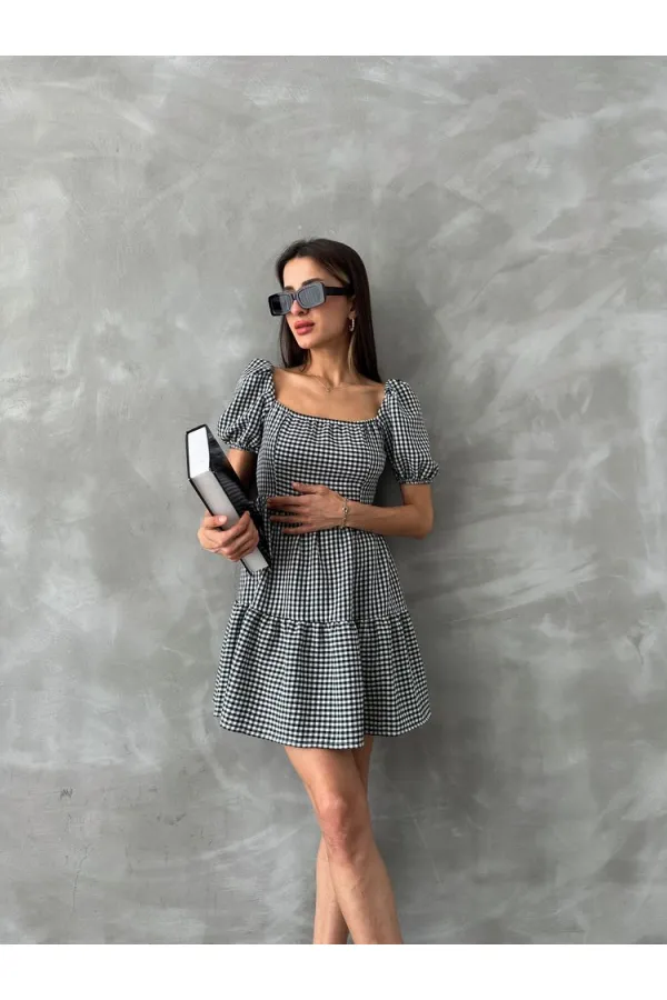 Topshow Black Pitikare Wholesale Dress