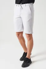 Erkek Taş Beli Yarım Lastikli Gold Şort