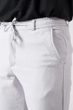 Erkek Taş Beli Yarım Lastikli Gold Şort