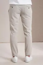 Erkek Taş Yan Cep Slim Fit Pike Chino Pantolon