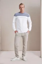 Erkek Taş Yan Cep Slim Fit Pike Chino Pantolon