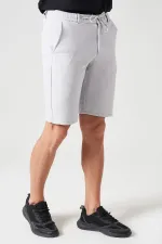 Erkek Taş Beli Yarım Lastikli Gold Şort