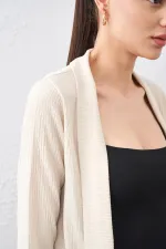 Kadın Taş Dirsek Kol Önü Açık Ceket