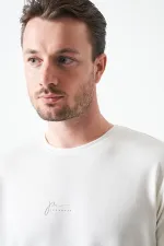 T-shirt Off-White Overdose imprimé en modal à col rond pour homme