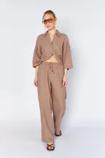 Women's Mink Lined Waistband Trousers