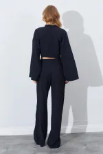 Kadın Siyah Palazzo Pantolon