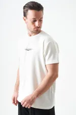T-shirt homme Off-White en modal à col rond avec imprimé REFRESH