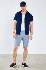 Short de jogging en coton Shantuk gris pour homme, avec taille semi-élastique