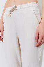 Kadın Taş (6813) Paça Pis Dikişli Gabardin Pantolon