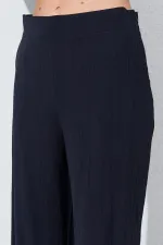 Kadın Siyah Palazzo Pantolon