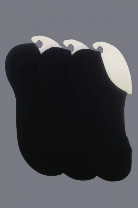 Baskets noires pour homme, lot de 3, chaussettes basiques en piqué