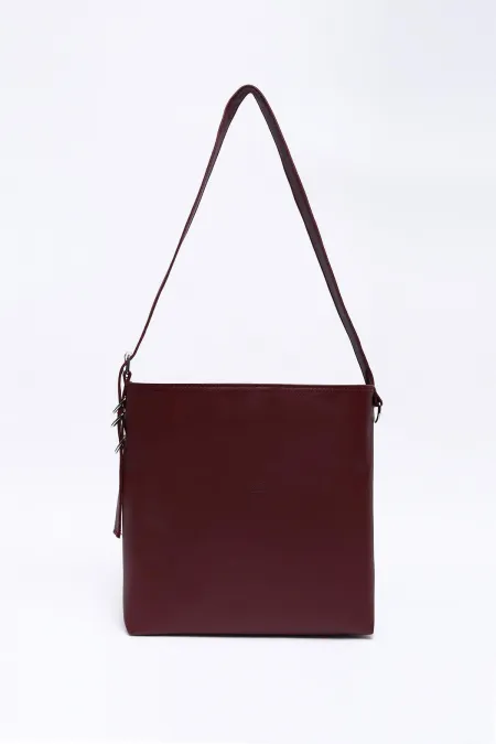 Sac à main et sac bandoulière bordeaux pour femme