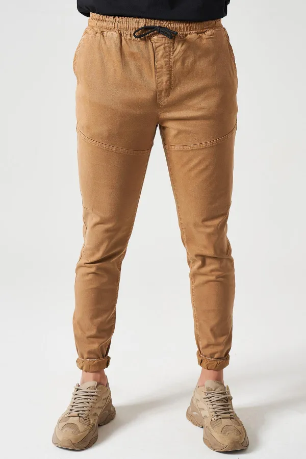Erkek Camel Bel Ve Paça Lastikli 10790 PFD JOGGER Pantolon