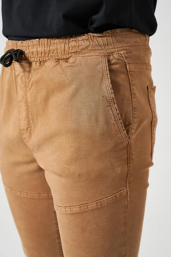 Erkek Camel Bel Ve Paça Lastikli 10790 PFD JOGGER Pantolon