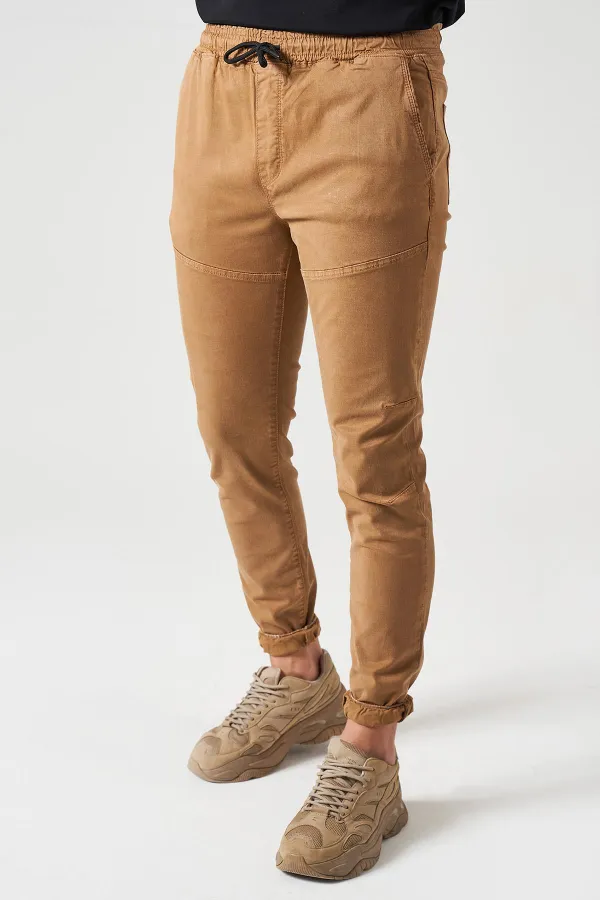 Erkek Camel Bel Ve Paça Lastikli 10790 PFD JOGGER Pantolon