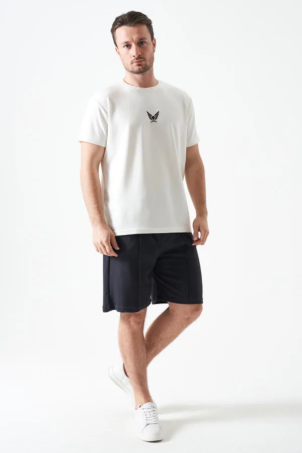 T-shirt homme Off-White en modal à col rond et imprimé aigle