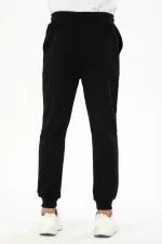 Pantalon de jogging côtelé coupe classique pour homme