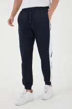 Erkek Regular Yan Panelli Paça Ribanalı Cepli Eşofman Altı