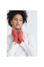 Gants mi-longs sans doigts tricotés à la main pour femmes