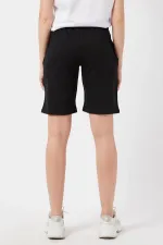 Kadın Basic Uzun Örme Şort-bermuda