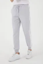 Erkek Regular Yan Panelli Paça Ribanalı Cepli Eşofman Altı