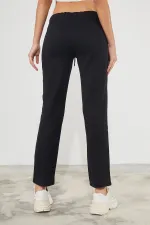 Pantalon de survêtement droit en coton pour femme