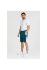 Men's Basic Shorts with Stripe Detail and Pockets