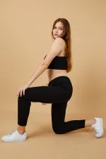 Kadın Beli Ve Paçası Lastikli Eşofman Altı