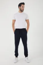 Erkek Regular Yan Panelli Paça Ribanalı Cepli Eşofman Altı