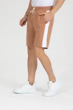 Men's Basic Shorts with Stripe Detail and Pockets