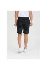 Erkek Basic Şerit Detaylı Çizgili Şort