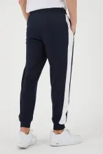 Erkek Regular Yan Panelli Paça Ribanalı Cepli Eşofman Altı