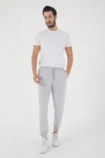 Erkek Regular Yan Panelli Paça Ribanalı Cepli Eşofman Altı