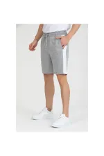 Men's Basic Shorts with Stripe Detail and Pockets