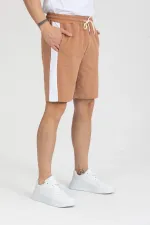 Men's Basic Shorts with Stripe Detail and Pockets