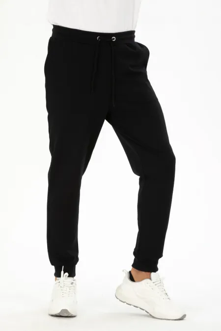 Pantalon de jogging côtelé coupe classique pour homme