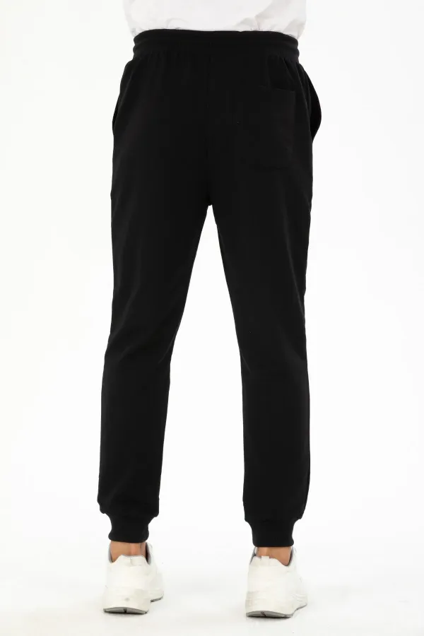 Pantalon de jogging côtelé coupe classique pour homme