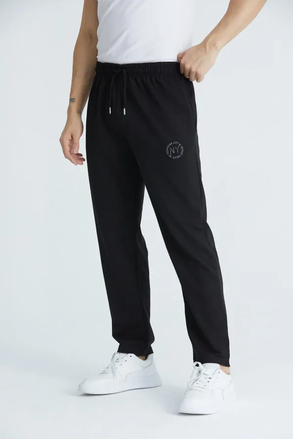 Erkek Düz Paça Basic Eşofman Altı