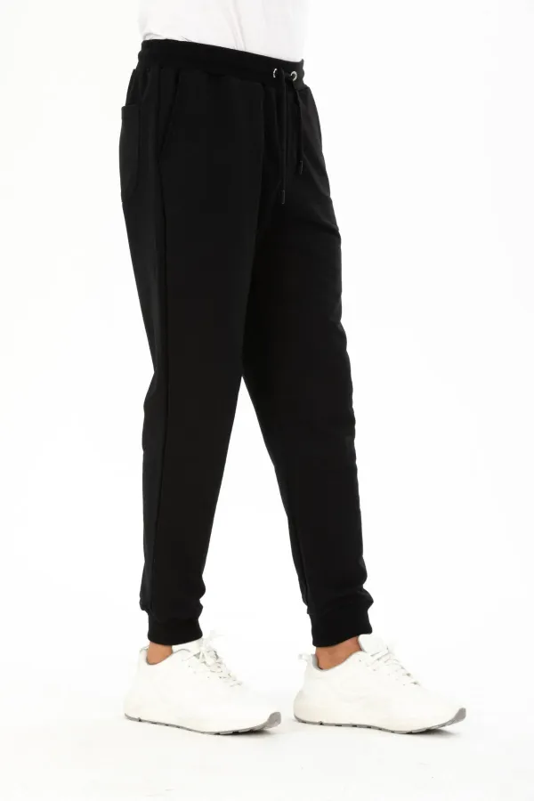 Pantalon de jogging côtelé coupe classique pour homme