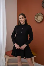 Classic Plain Mini Dress