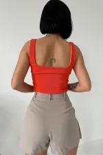 Chemisier sans bretelles