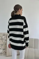 Striped Knit Sweater