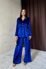 Velvet Piping Suit