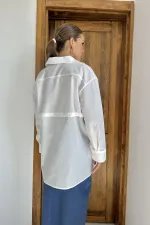 Poplin Shirt with Detachable Waist