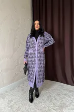 Cardigan en tricot boutonné