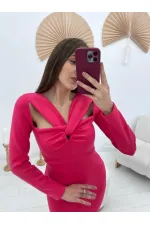 Göğüsü Büklüm Elbise