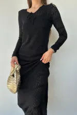 Astarlı Triko Elbise