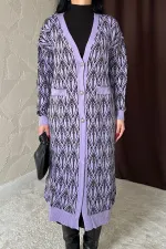 Cardigan en tricot boutonné